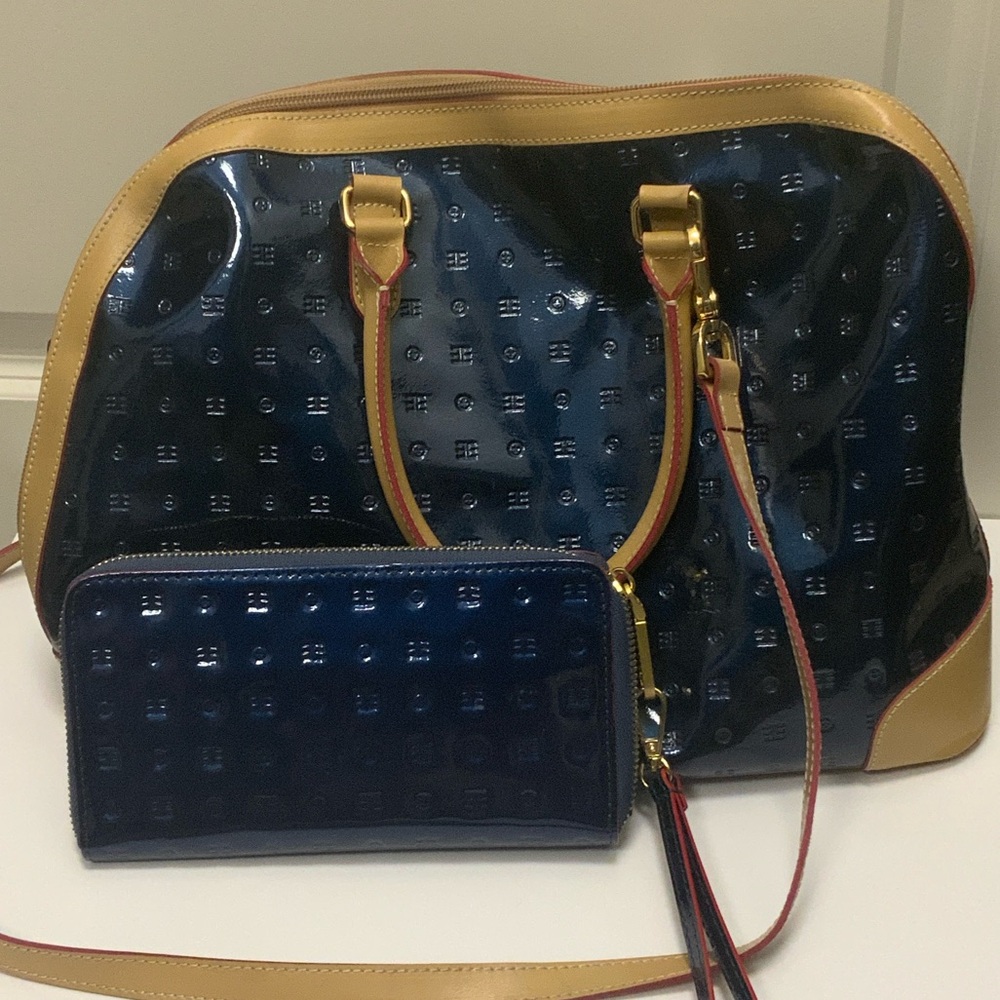 Arcadia bag with matching wallet